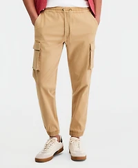 Sun + Stone Men's Garment-Dyed Cargo Jogger Pants