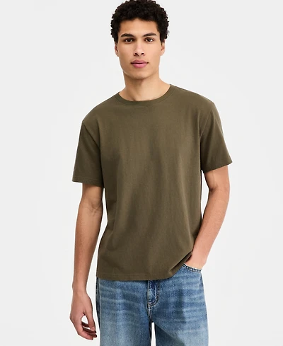 Sun + Stone Men's Cotton Lived Short-Sleeved T-Shirt, Macy's Exclusive