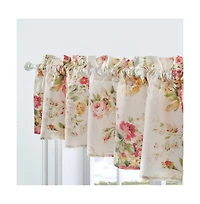 Greenland Home Fashions Grace Embrace Beauty Luxurious Modern Window Treatment Valance Each panel 84'x16" Buttercup