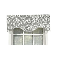 Rlf Home 50" x 17" Ozbourne Cornice Syel 3" Rod Pocket Valance