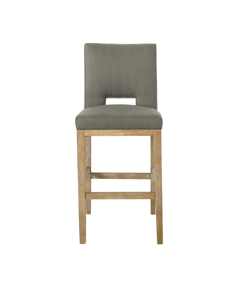 Streamdale Furniture Streamdale Modern Upholstered Bar Stools with Wooden Legs