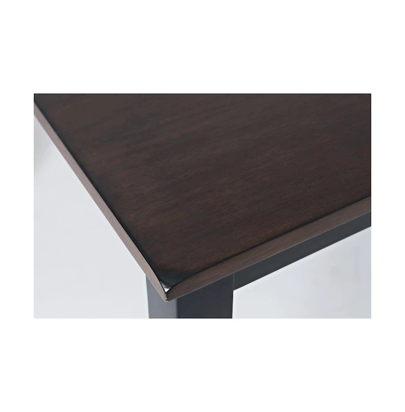 Asbury Park Solid Wood Farmhouse Four Piece Dining Set with Bench