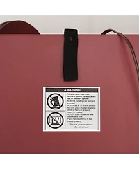 Streamdale Furniture Streamdale Lighted Corner Curio Cabinet - Cherry