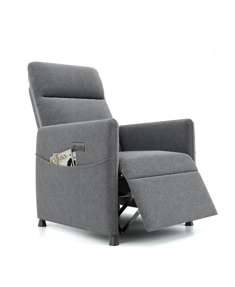 Streamdale Furniture No-Tool Convertible Sofa Bed with Memory Foam - Grey