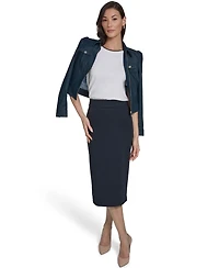 Tommy Hilfiger Women's Short-Sleeve Tipped Sweater