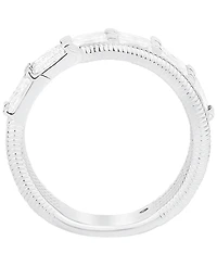 And Now This Cubic Zirconia Silver Plated Coil Ring, Macy's Exclusive