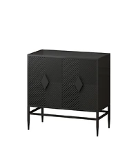 Lovmor Minimalist Mdf Cabinet with Adjustable Shelf