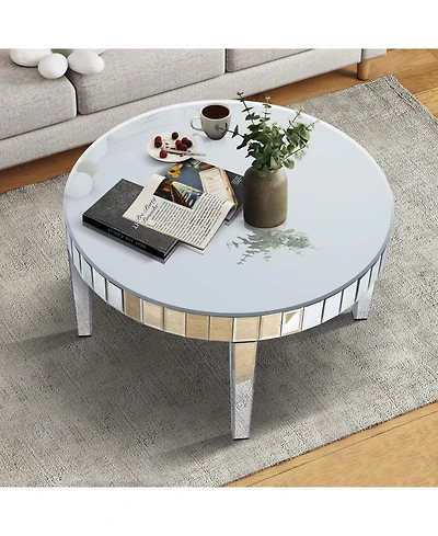 Streamdale Furniture Starburst Mirror Coffee Table