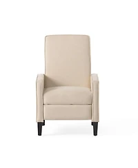 Streamdale Furniture Minimalist Beige Fabric Push Back Chair
