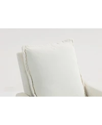 Streamdale Furniture Short Plush Manual Button Armchair Sofa