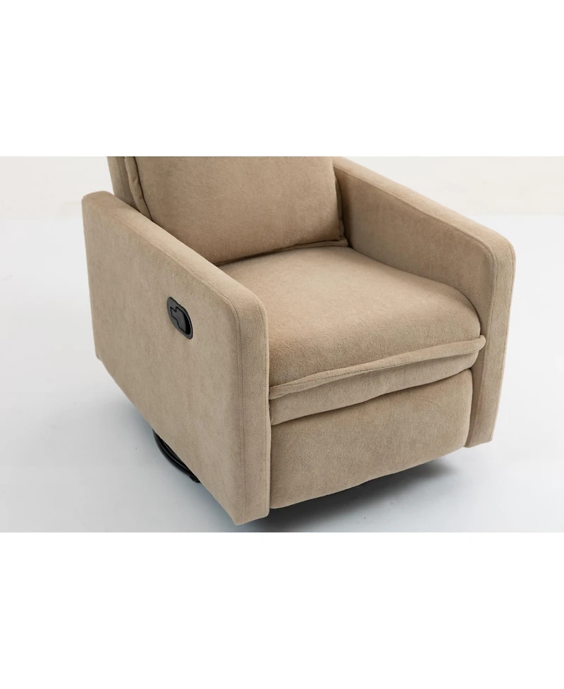 Streamdale Furniture Short Plush Manual Button Armchair Sofa