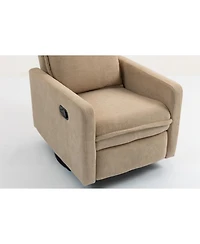 Streamdale Furniture Short Plush Manual Button Armchair Sofa