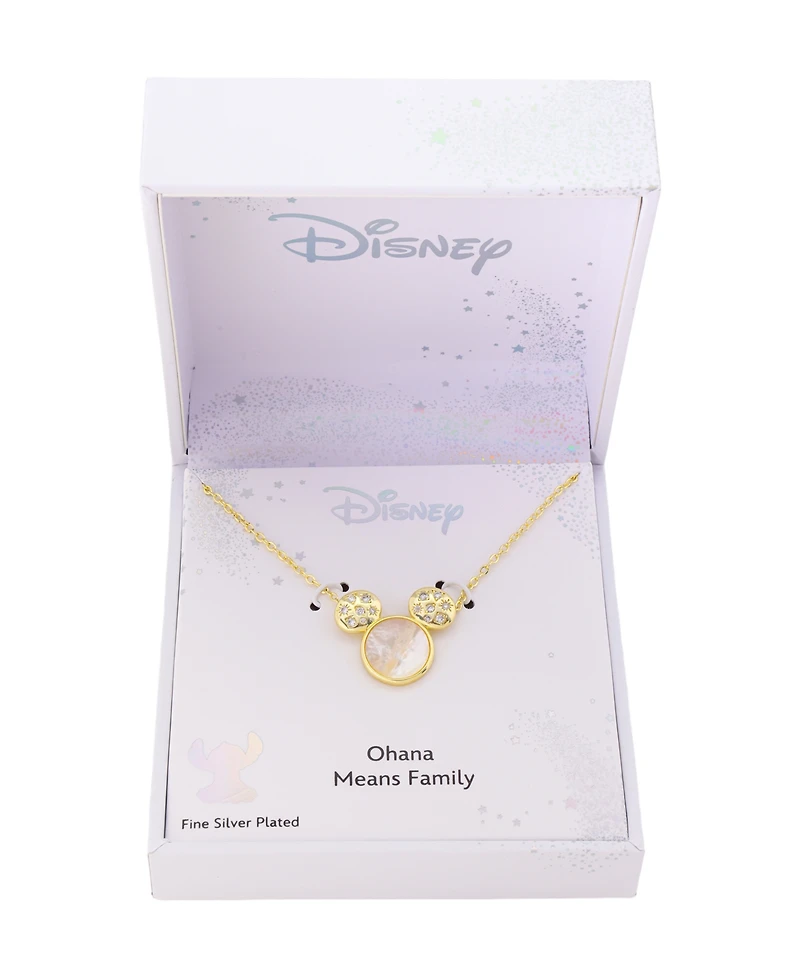Disney Mickey Mouse Head Necklace with Extender