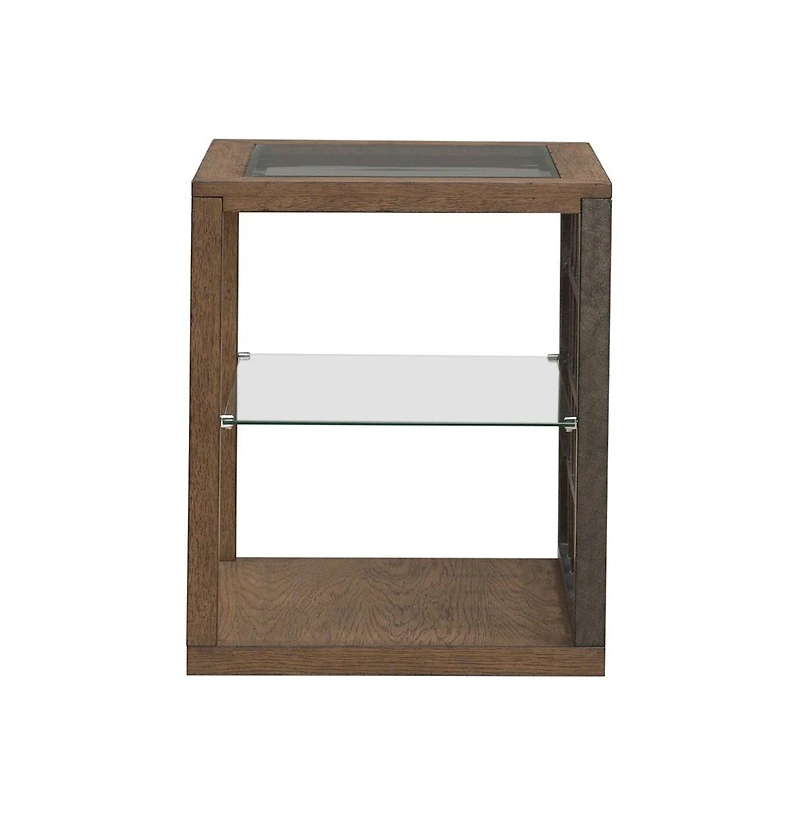 Liberty Furniture Bayhill Trellis End Table for Living Room