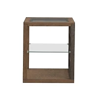 Liberty Furniture Bayhill Trellis End Table for Living Room