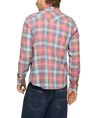 Lucky Brand's Men's Plaid Long-Sleeve Western Shirt
