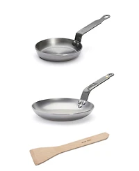 De Buyer Mineral B Carbon Steel 3-Pc. Breakfast Set