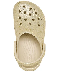 Crocs Toddler Girls Chunky Glitter Classic Clogs from Finish Line