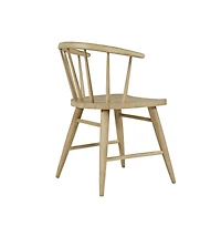 Jofran Fitz Traditional Solid Wood Curved Back Spindle Dining Chair (Set of 2