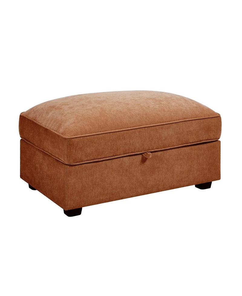 Streamdale Ottoman -chenille-Orange