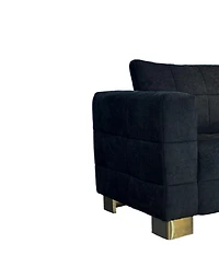 Streamdale Furniture Plush Polyester Sofa: Soft, Spring Seat, Easy Clean