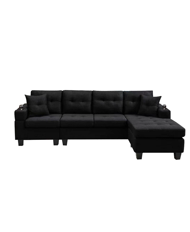 Streamdale Furniture Streamdale Convertible Corner Sectional Sofa with Storage