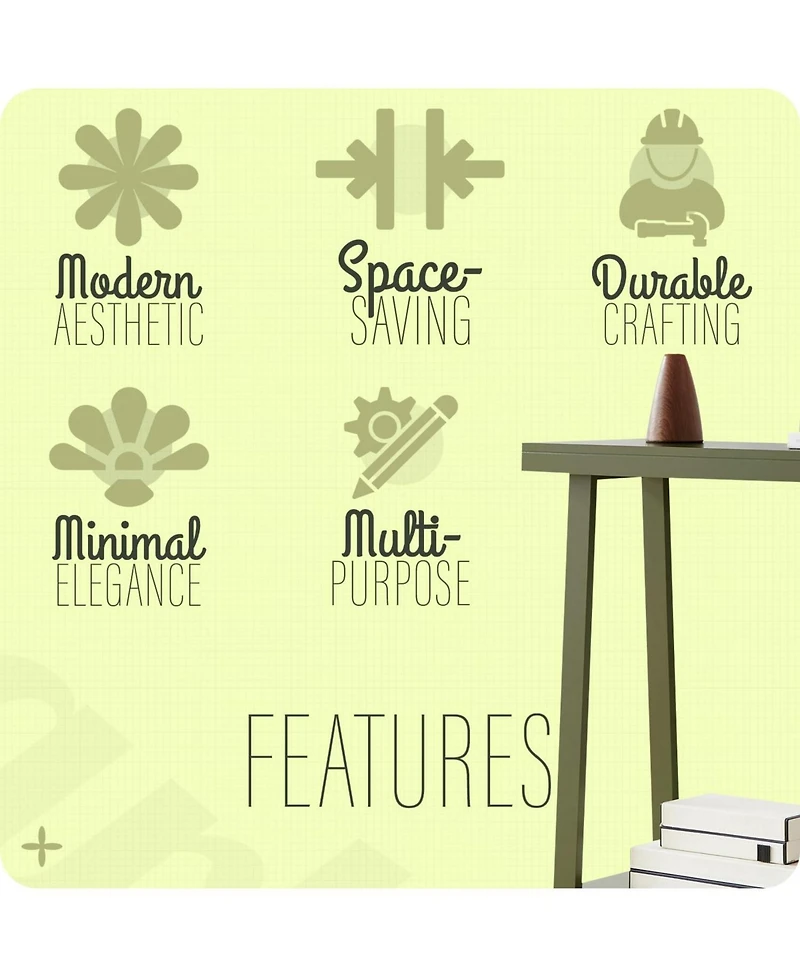 Kings Brand Furniture Emma 44" Console Table