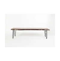 Jofran Nature's Edge 70" Solid Acacia Bench