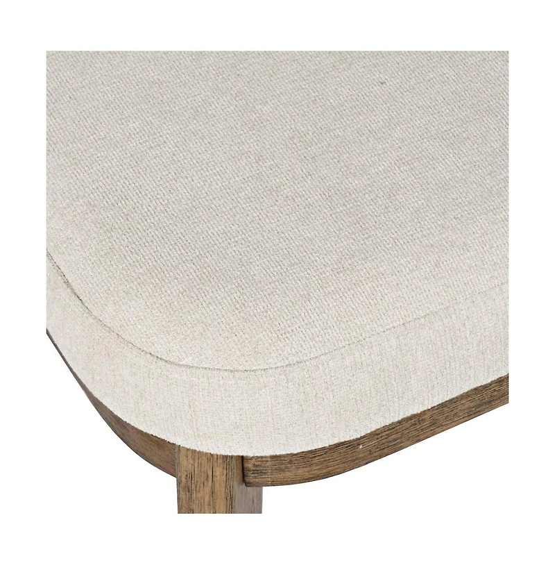 Jofran Tate Mid-Century Modern Split Back Upholstered Dining Chair (Set of 2