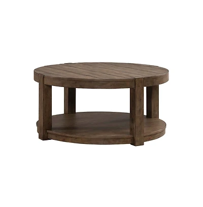 Liberty Furniture Broadmore Living Room Round Cocktail Table