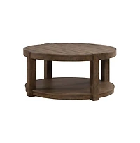 Liberty Furniture Broadmore Living Room Round Cocktail Table