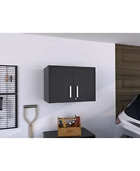 Lovmor Sturdy Locker with 3 Interior Shelves Metal Hardware Padlock and Key for Secure Storage