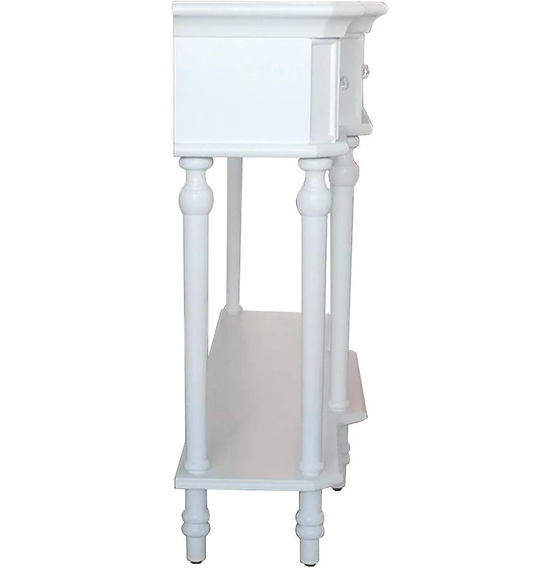 Kings Brand Furniture Narod Traditional 3-Drawer Console Table