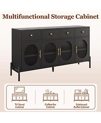 gaomon Buffet Cabinet with Storage,62'' Large Sideboard