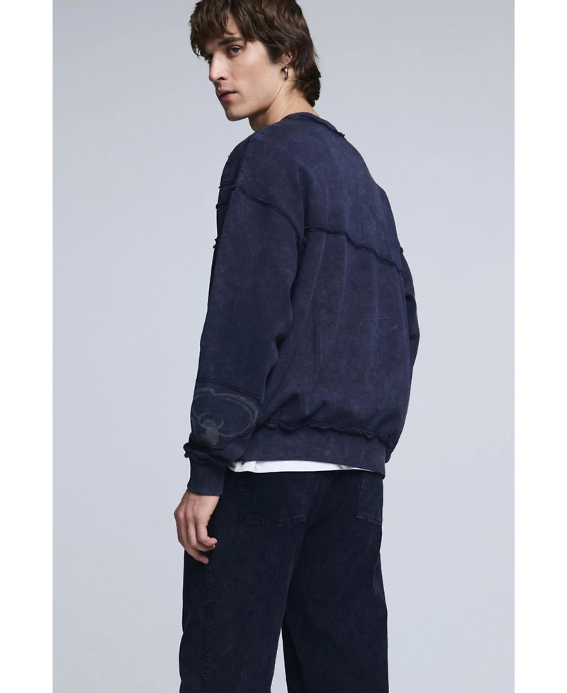 Desigual Men's Mickey Mouse tie-dye sweatshirt