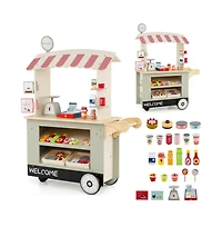 Kids Toy Cart Playset with Pos Machine and Scale