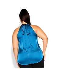 City Chic Plus Size Sexy Shine Top