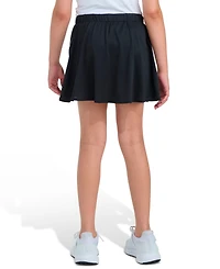 adidas Girls' 8-16 Elastic Waistband Faux Wrapped Skort