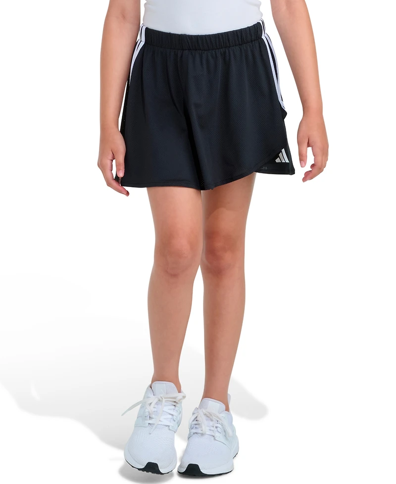 adidas Girls' 8-16 Elastic Waistband Faux Wrapped Skort