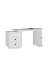 Streamdale Furniture Streamdale Modern Expandable Home Office Desk with Storage & Hutch