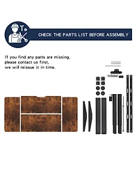 Streamdale Furniture Electric Standing Desk - Adjustable Height Home/Office/Gaming Table