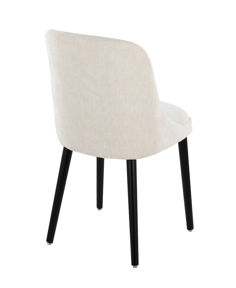 Lumisource Fabric Rina Mid-Century Modern Dining Chair, Set of 2
