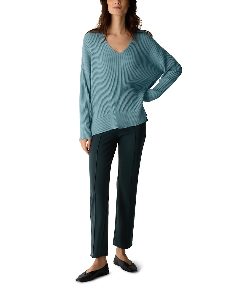 Eileen Fisher Women's V-Neck Pull-On Sweater