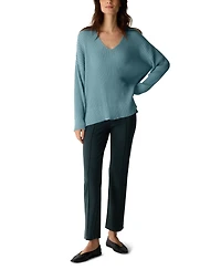 Eileen Fisher Women's V-Neck Pull-On Sweater
