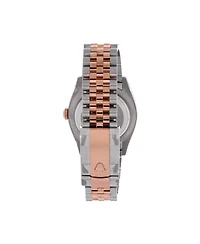 Pre-Owned Rolex Oyster Perpetual Datejust Fluted Motif Automatic Watch in Stainless Steel and Rose Gold 36mm