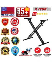 5 Core Keyboard Stand Height Adjustable One Hand Trigger