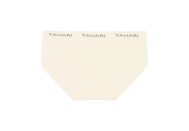 Tahari Girls 4-Pack Seamless Solid Color Hipsters with Logo Waistband