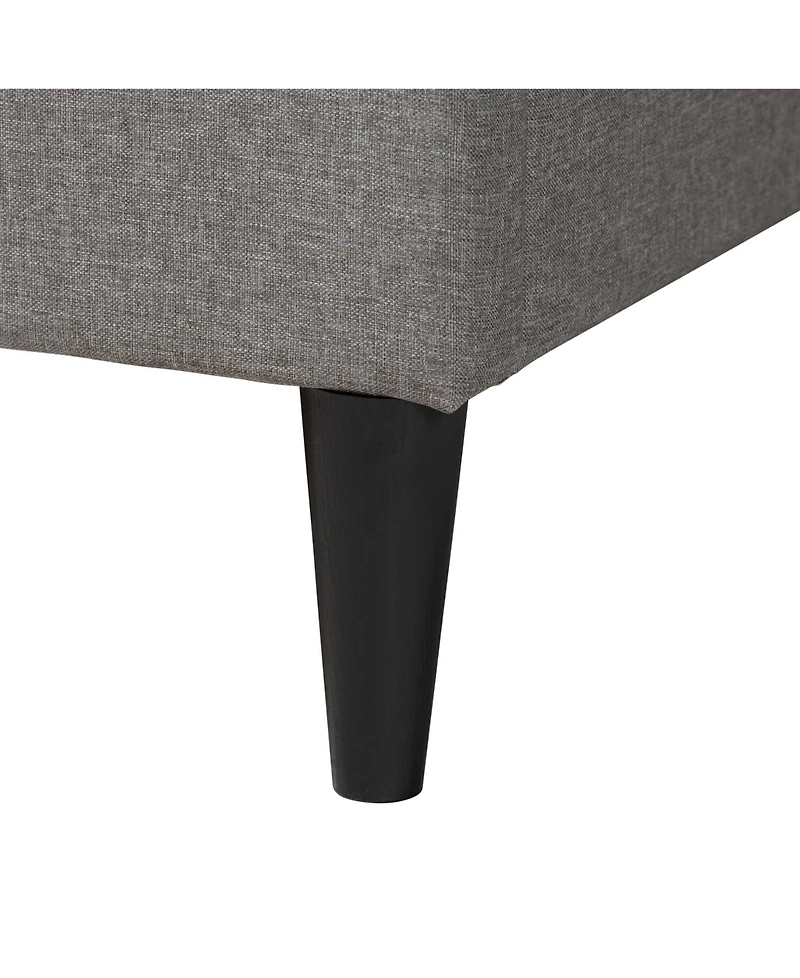 Boxton Studio Casol 60.6" Fabric Mid-Century Full Platform Bed