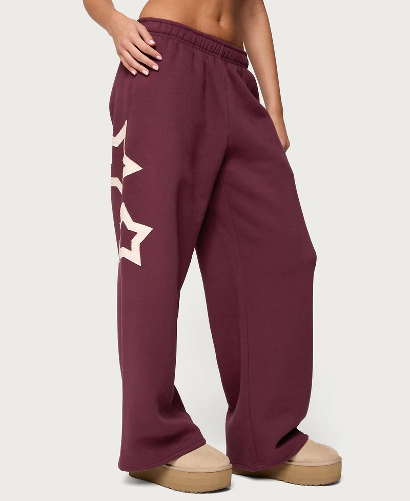 Edikted Women's Starly Straight Leg Sweatpants