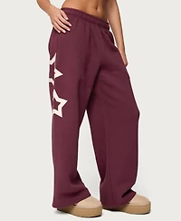 Edikted Women's Starly Straight Leg Sweatpants